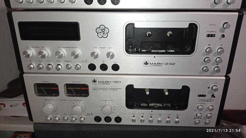 Магнитофон Маяк 232(2шт)