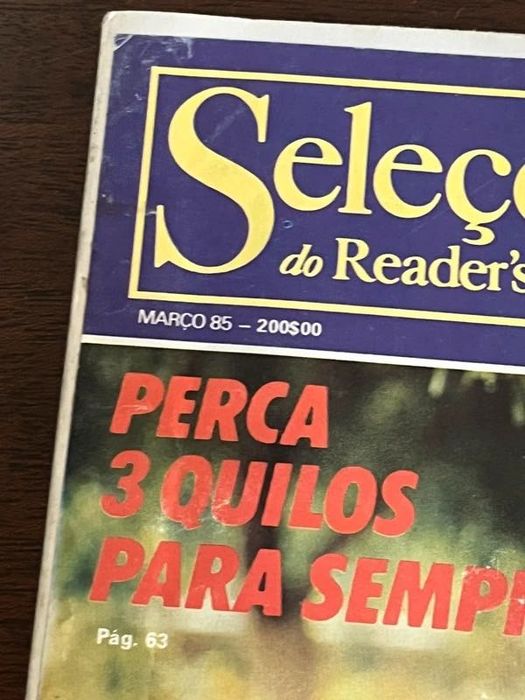 Revista Seleções do Reader’s Digest edição de março de 1985