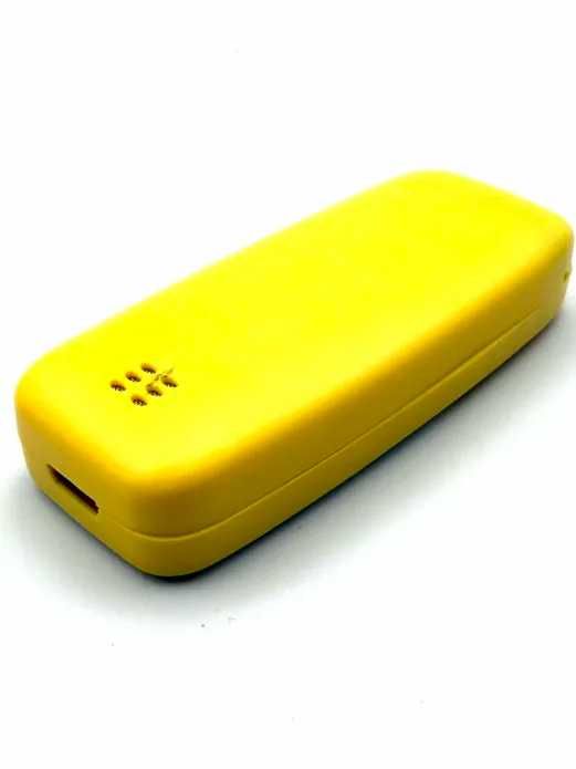 Telefon Słuchawka żółty i siwy