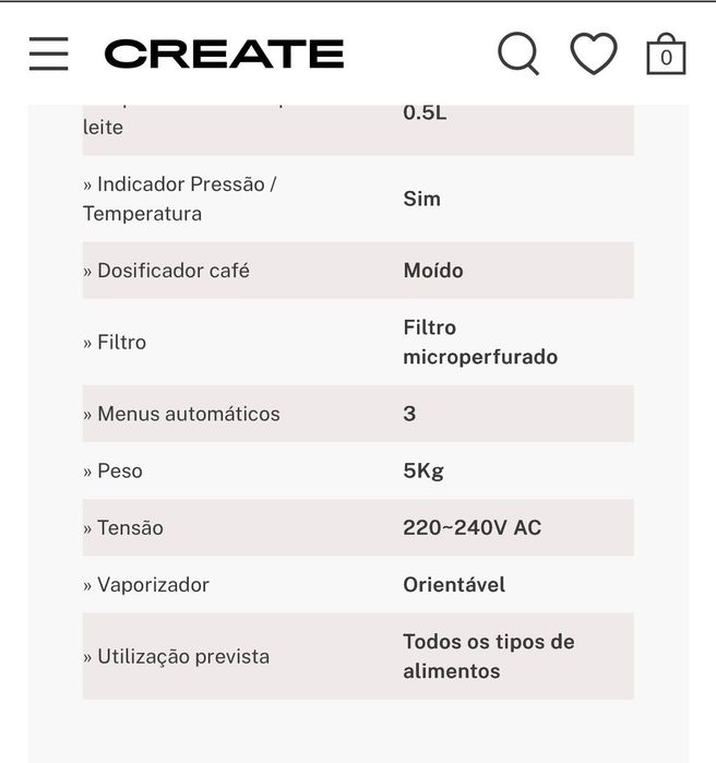 Máquina de café Create - Thera Retro Pro - Máquina De Café Expresso Semiautomática De 20 Bar