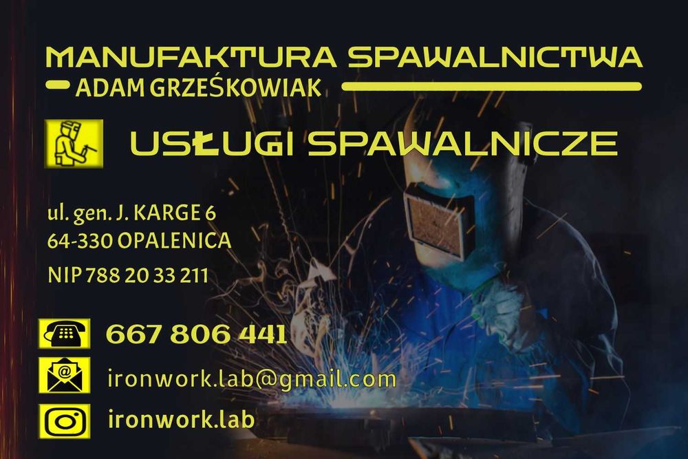 Usługi spawalnicze | Konstrukcje stalowe | Ogrodzenia | Balustrady