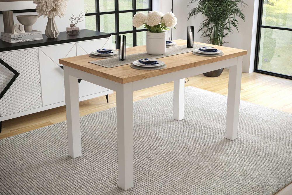 Stół rozkładany Loft TOBI 140-190/80 Lancelot Craft Wotan Halifax Arti