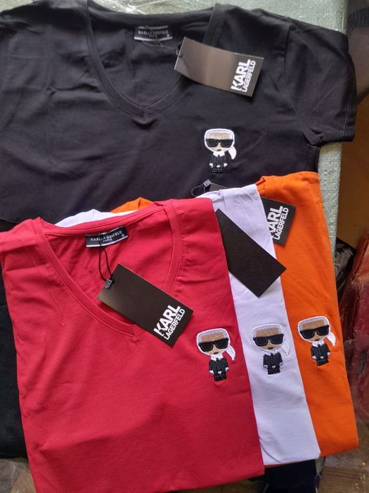 Damska koszulka tshirt Lewis Guess Calvin Ralph kolory krótki rękaw premium S-XXL