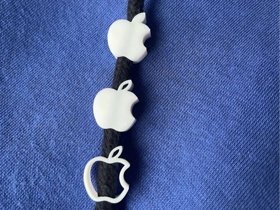 Fechos para Cordão de Hoodies com Logo Apple