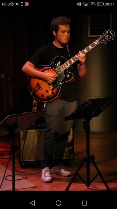 Aulas de Guitarra e Teoria/Treino Auditivo: Jazz, Rock e Pop (Aveiro)