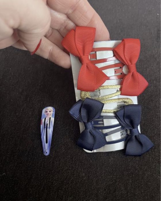 Opaska , serduszka , różowa