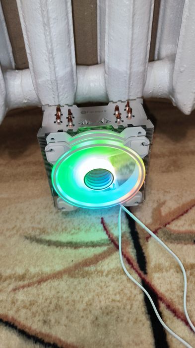 Enermax ETS-T40-TB White ARGB – Потужна башта 4 трубок (Intel)