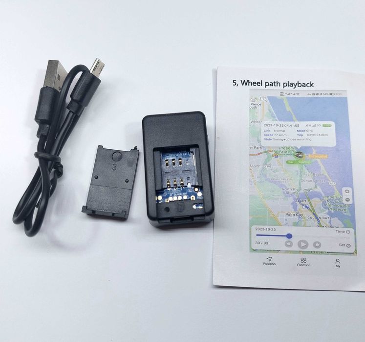 Трекер для поиска координат, GPS - трекер, аудио гпс микрофон 3-в-1