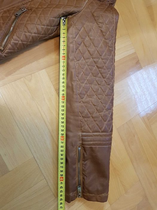 Ramoneska damska Bershka kurtka skórzana 38M