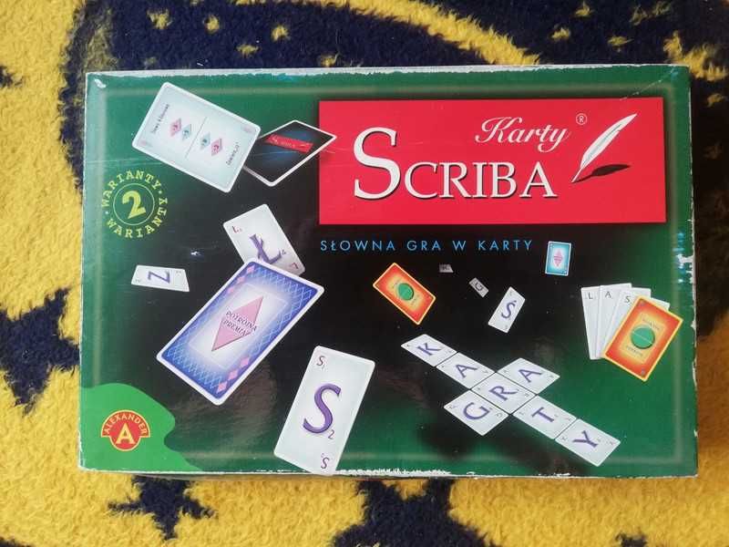 Scriba słowna gra w karty