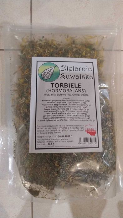 Zielarnia suwalska na torbiele mieszanka krwawnik perz przywrotnik skrzyp brzoza bylica kalina len nagietek kocanka