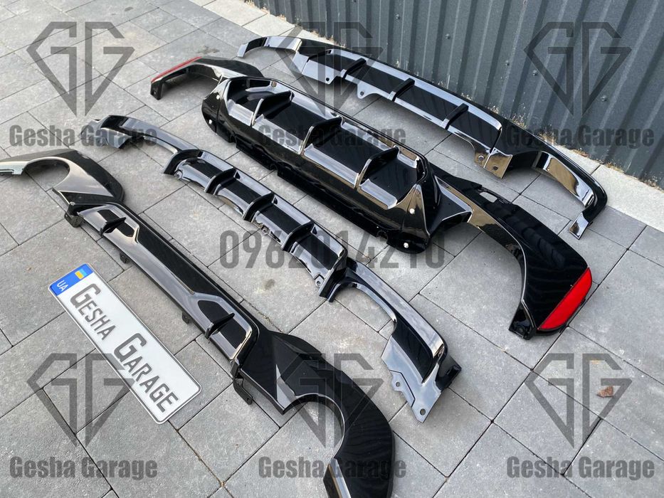 Диффузор заднего бампера спойлер BMW БМВ f30G20f32f33f36f10f11g30f90
