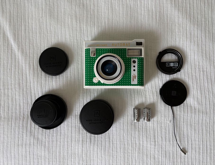Máquina instantânea Lomo’Instant Automat (Cabo Verde) (Instax Mini)