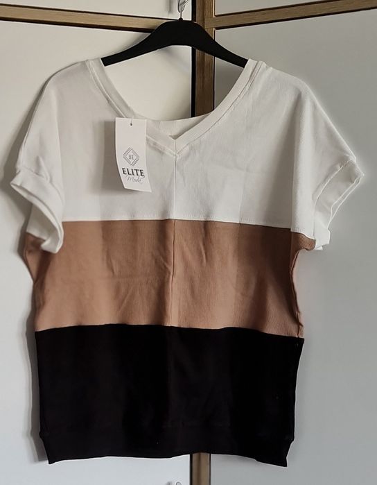 Bluzka prążek kolorowa