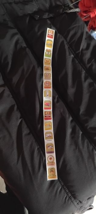 15 sztuk naklejek biedronka