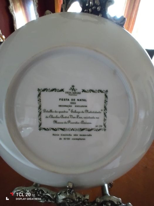 Pratos de coleção da Vista Alegre