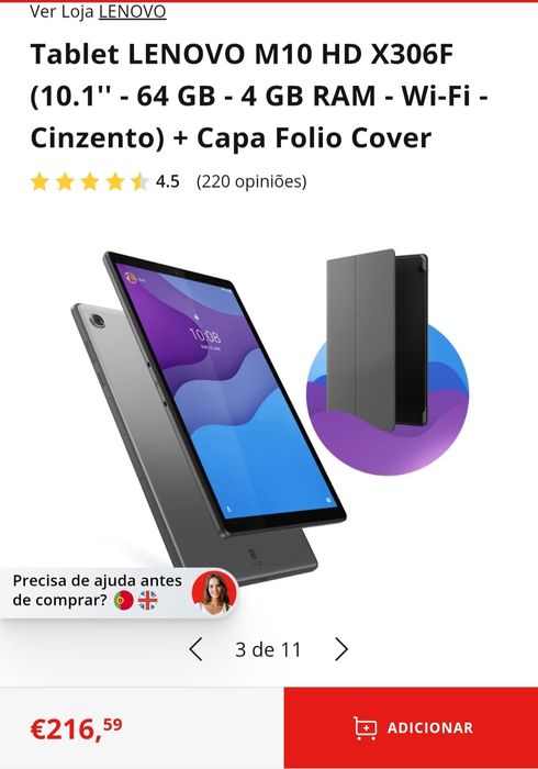 Lenovo tab M10 HD64284234587778122