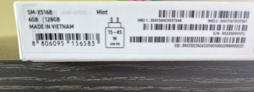Tablet tab s9 fe 5g 128 gb cena 6gb
