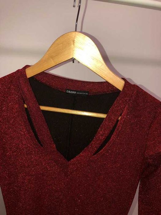 sukienka mini brokatowa świecąca