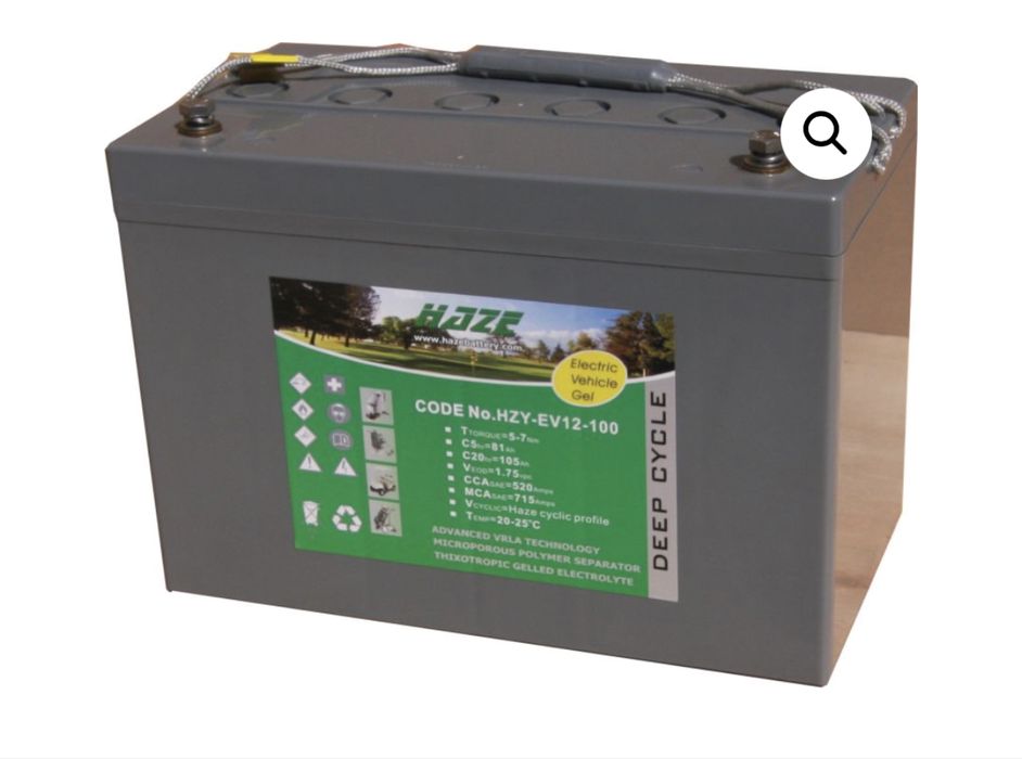 Akumulator żelowy HAZE HZY EV12 12V 105AH EV100 EV 100