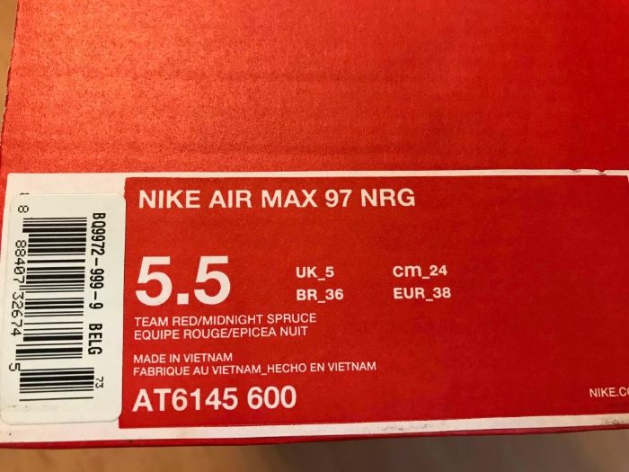 アポロ Nowe Nike Air Max 97 NRG r 38 Zielona Góra • OLX.pl