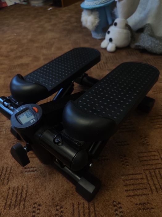 Тренажер степпер з еспандером та лічильником калорій RETOO