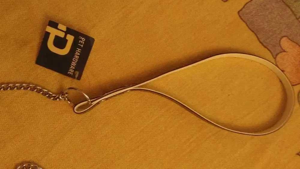 Nowa smycz dla psa, łańcuszkowa - 110 cm