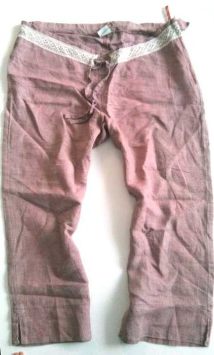 Spodnie ciazowe liliowe S/36 torelle #184