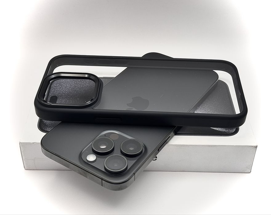 Чехол на iPhone 15 Pro Max Grey, Natural Titanium, 15 Pro-12 Pro, 14 Pro Grey, прозрачный не желтеет, top качество