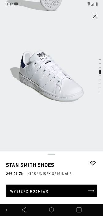 Buty sportowe Adidas STAN SMITH roz.36