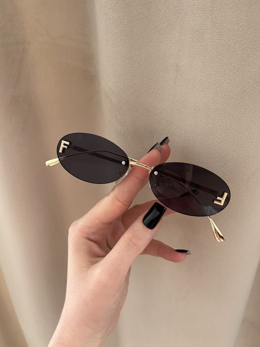Nowe okulary przeciwsłoneczne fendi style czarne f