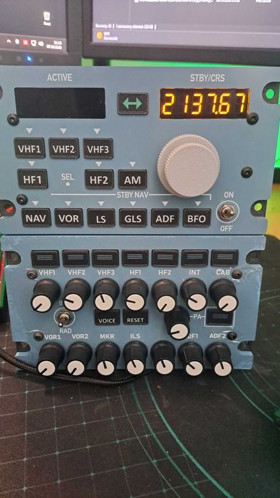 Rowsfire A111 RMP-ACP Replika panelu radiowego Flightsim