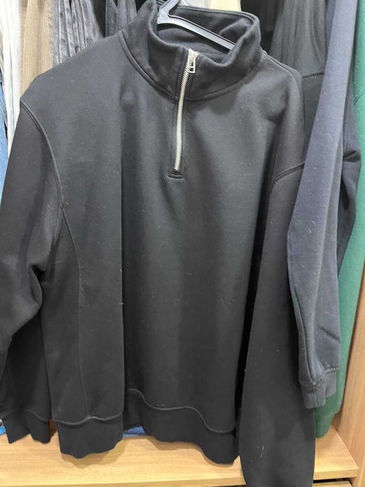Sweatshirt Meio Fecho Zara – Preto – Tamanho M
