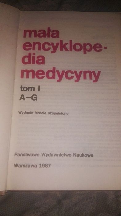 Mała encyklopedia medycyny I, II, III