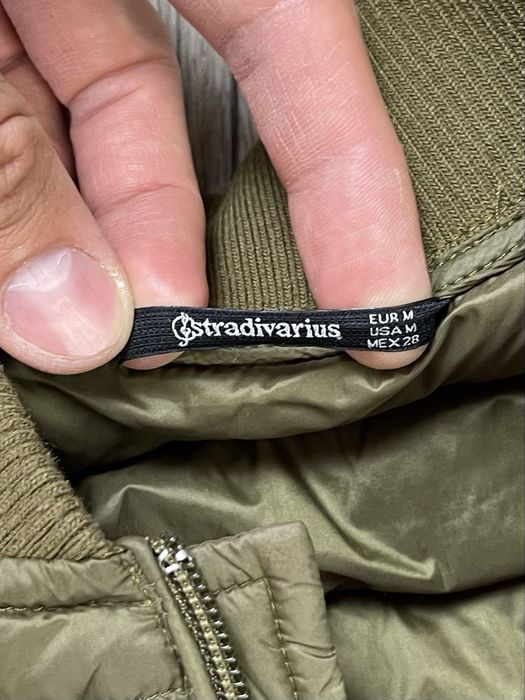 Stradivarius куртка пуховик M размер женская стеганая демисезонная