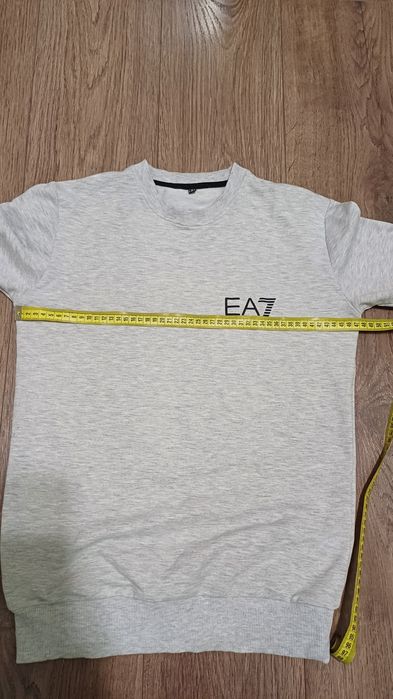 Світшот кофта батнік чоловічий підлітковий котоновий сірий розмір S