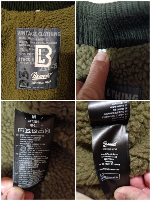 Лайнер подстёжка Куртка Brandit M65 GIANT PARKA OLIVE р. M