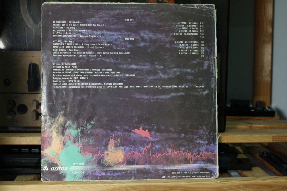 LP: Papa Dance - Poniżej Krytyki - 1987 - PLAKAT komplet