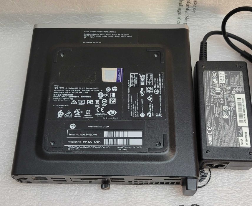 HP AMD Ryzen 5 2400GE 8/128Gb m.2 SSD WiFI Vega 11 компьютер неттоп