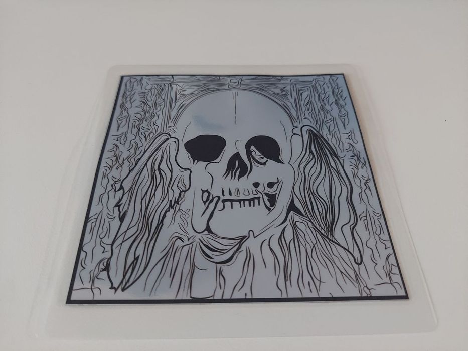 Срібна монета 1 унція у формі пластини, Камерун 2025 - Ангели смерті