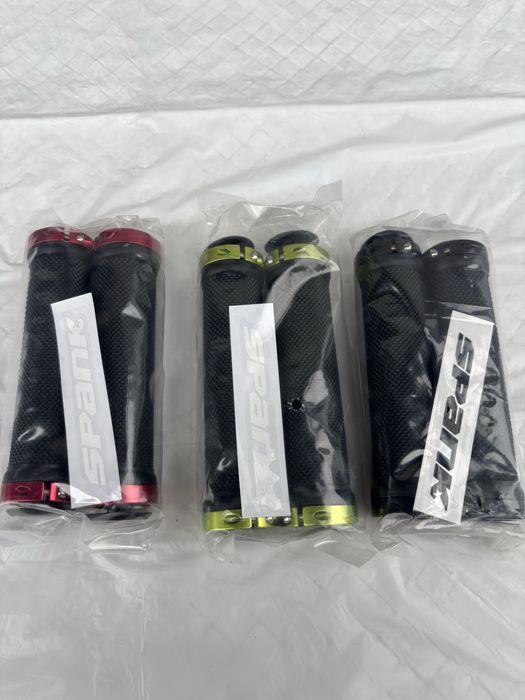 Nowe chwyty rowerowe skręcane Spank Spoon Lock-on Grip