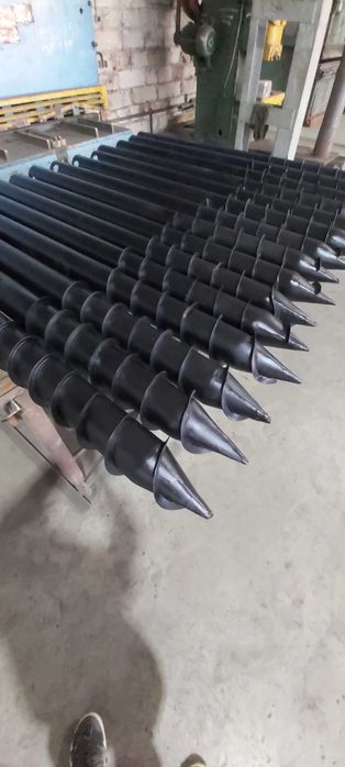 Гвинтові палі,сваи многовитковые,геошуруп,наконечники