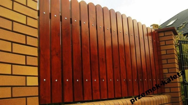 Sztachety drewniane sosna modrzew sztachetki