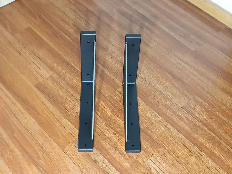 Wsporniki do ławki przykręcane do ściany