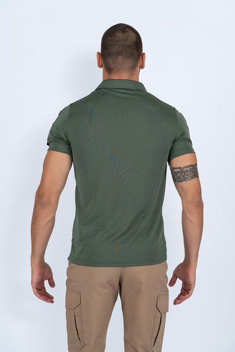 Футболка військова Пoлo Combat Tactikal хакі XL - 3XL