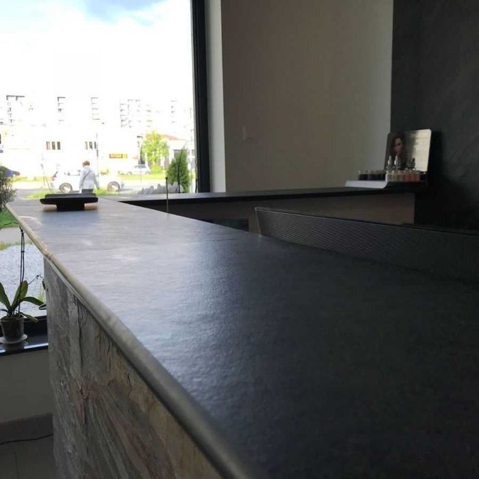 Stopień Stopnie z łupka Łupek Schody Panther Black naturalny 150x33x2