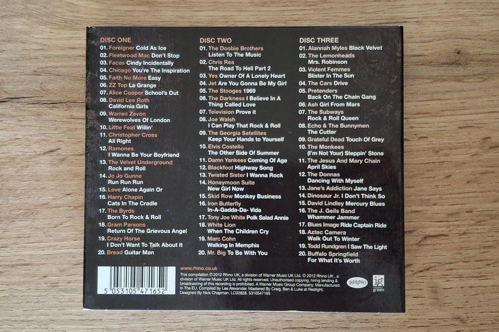 Classic Rock The  Collection 60 Przebojów Rocka 3CD