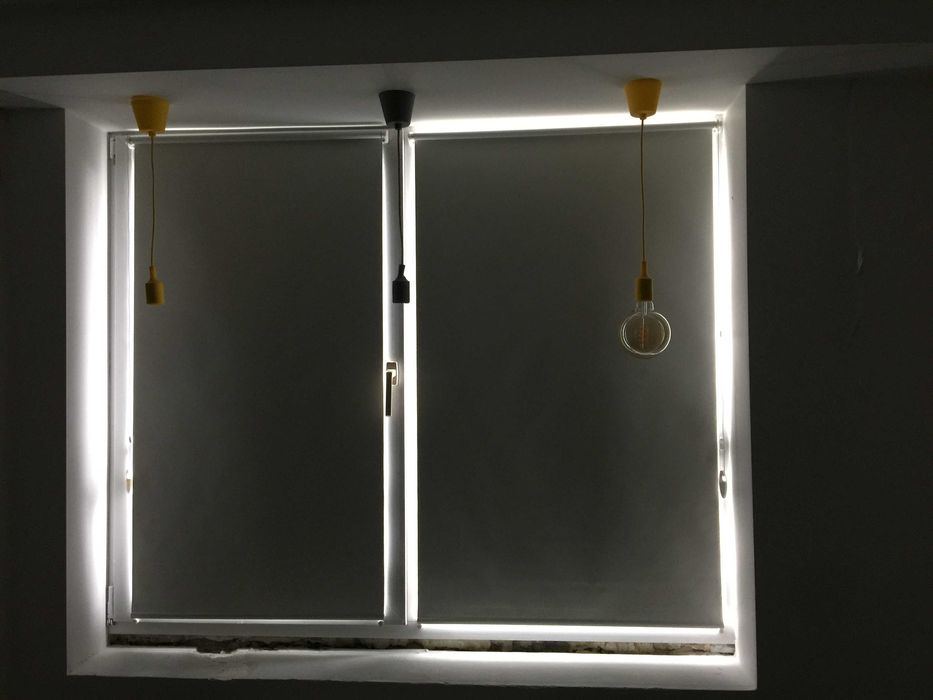 Жалюзі день ніч , ролети на вікна , день - ночь , римская штора