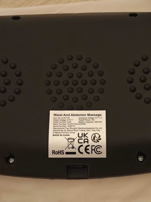 massajador abdominal e cintura