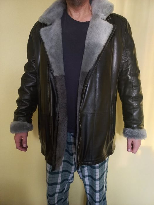 Куртка шкіряна, зимова.